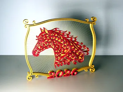 Year of the Horse String Art