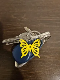 Butterfly Keychain Bambu lab X1
