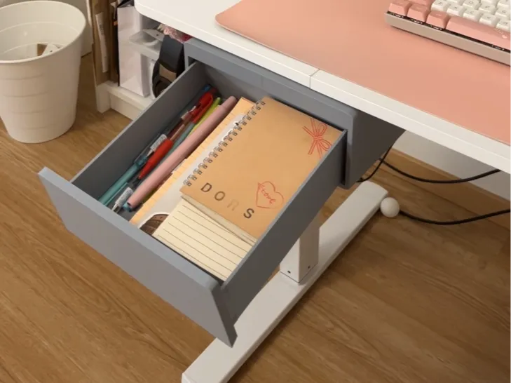 Under desk drawer (~23 x 23 cm)