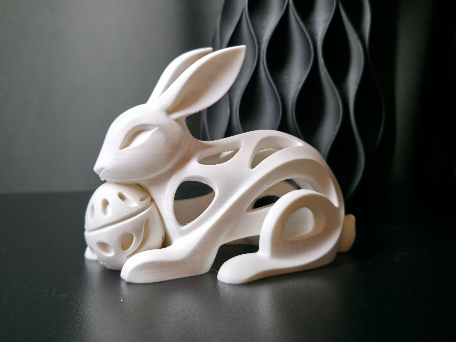 Modern Easter Spirit – Abstract Geometric Bunny