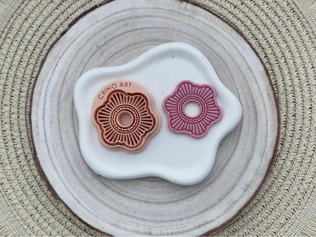 Mandala Polymer Clay Earrings Cutter