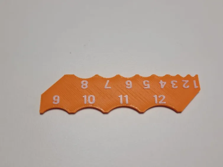 Radius finger fillet - OUTER