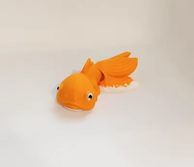 Flexi Goldfish - Stylized Ranchu Goldfish by Squeak MakerWorld ...