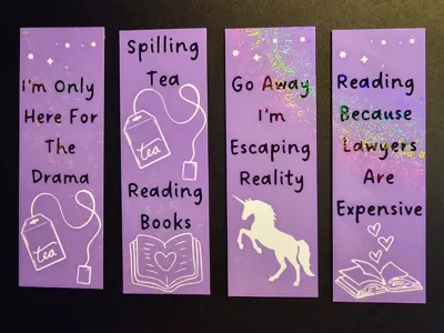 Bookmarks fun quotes