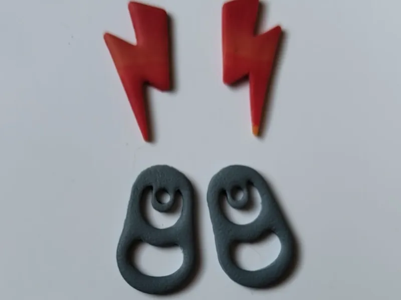 Soda ring and lightning clay cutter