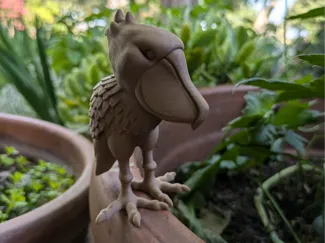Cute Shoebill Stork