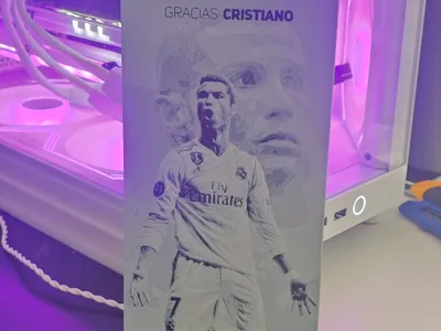 Christiano Ronaldo Thank you Hueforge Real Madrid