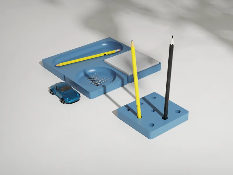 Modular Desk OrGANIZER - Vertical Pencil Holder