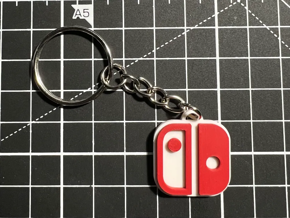 Keychain Nintendo Switch Logo Multicolor Swap by Vorish 3D MakerWorld