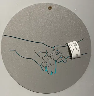 Baby Birth Tag Holder for the wall