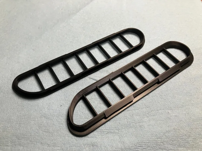 Datsun Roadster High Windshield Defroster Grill