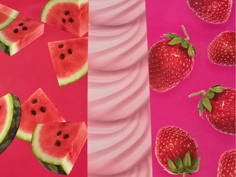 Watermelon and berries