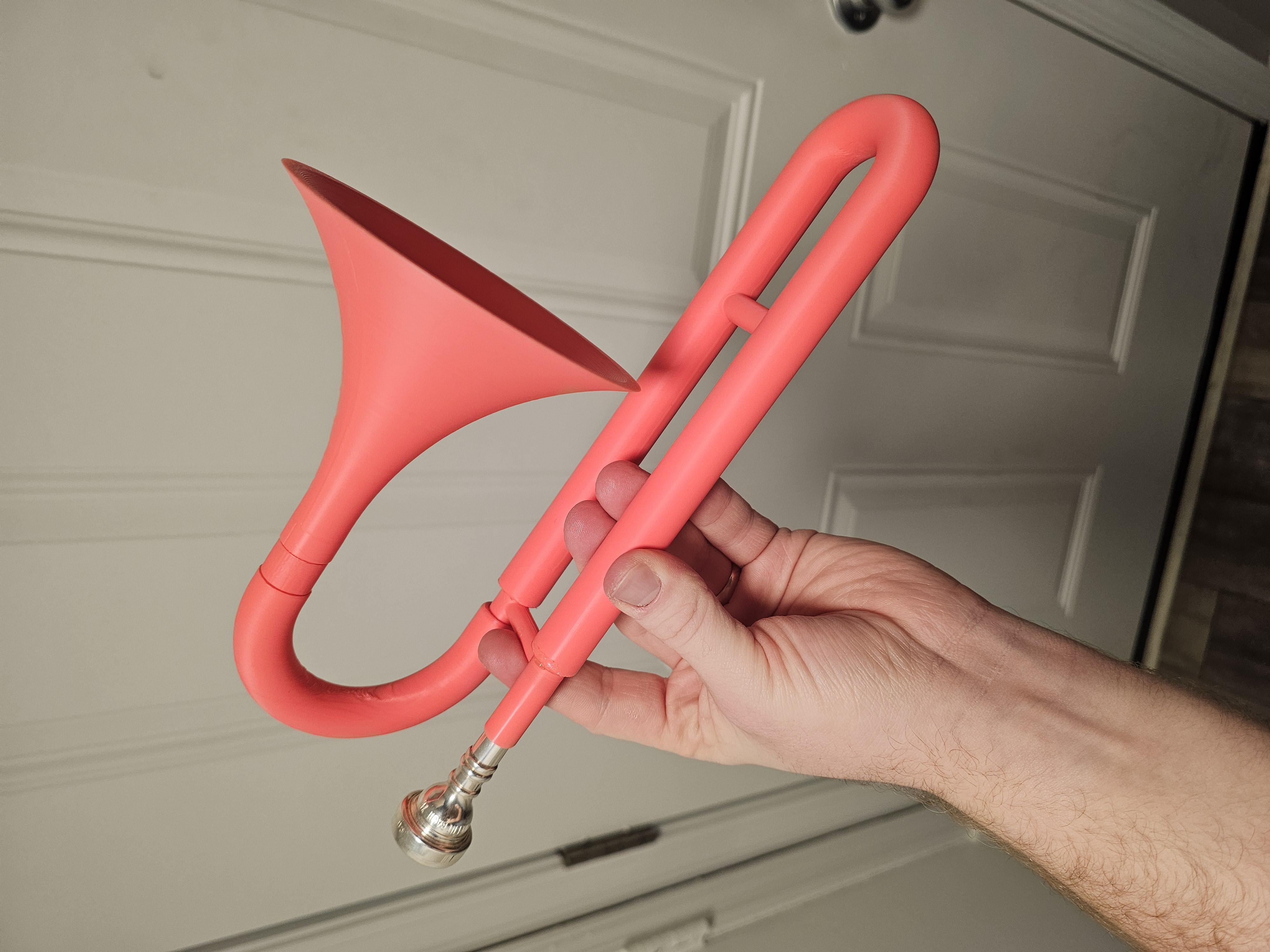 Miniatura 3 do modelo 3D Working Piccolo Trombone