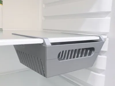 Under-Glass Fridge Drawer/Container with Clip 