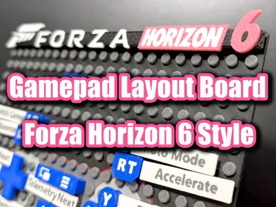 Gamepad Layout Board – Forza Horizon 6 Style