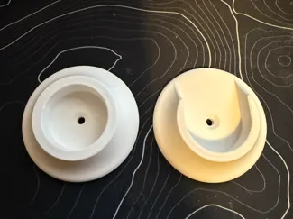 1.5 Inch closet rod ends