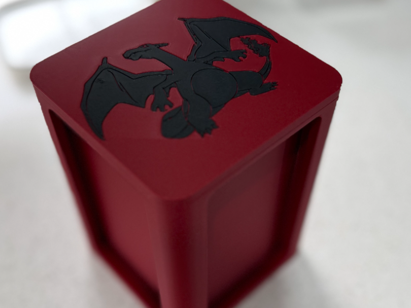 CHARIZARD RED/BLACK 4 Sided PSA Vault