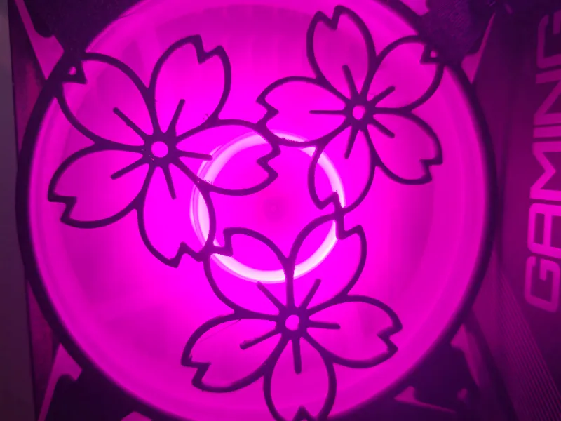 3 Cherry Blossom Fan Cover 120mm