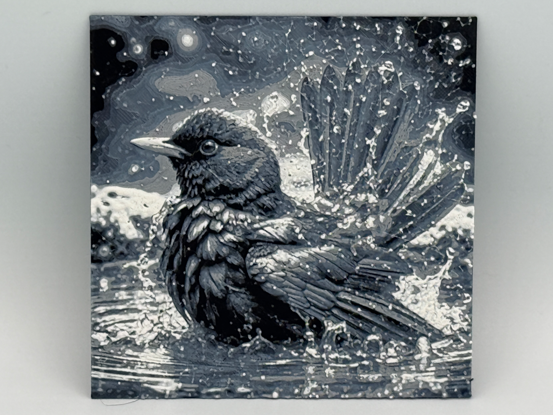 Bird Bath Hueforge