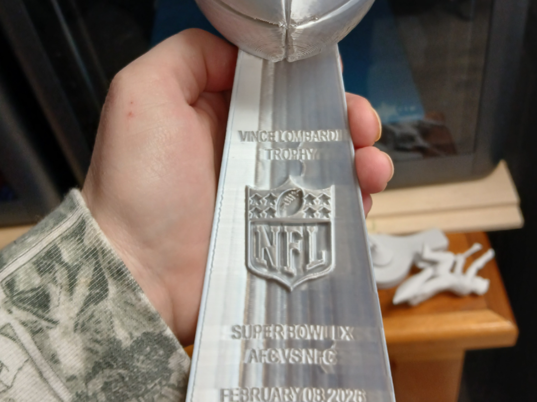 Seahawks 2026 Super Bowl LX Lombardi Trophy