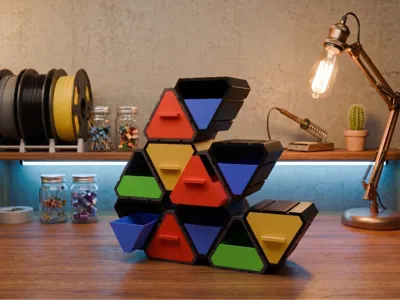Modular Triangular Drawer System