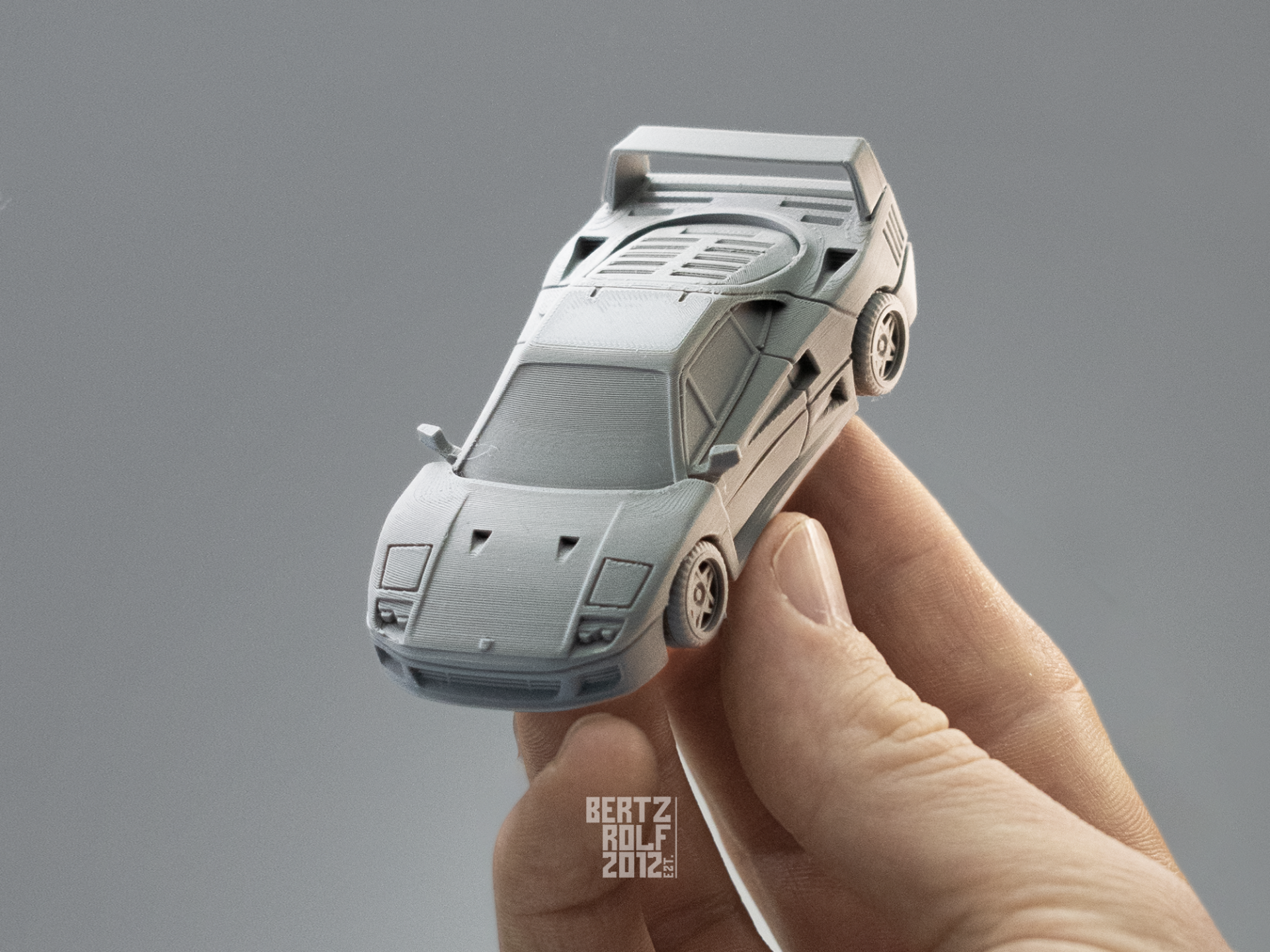 Ferrari F40 & Competizion kit card - Free 3D Print Model - MakerWorld