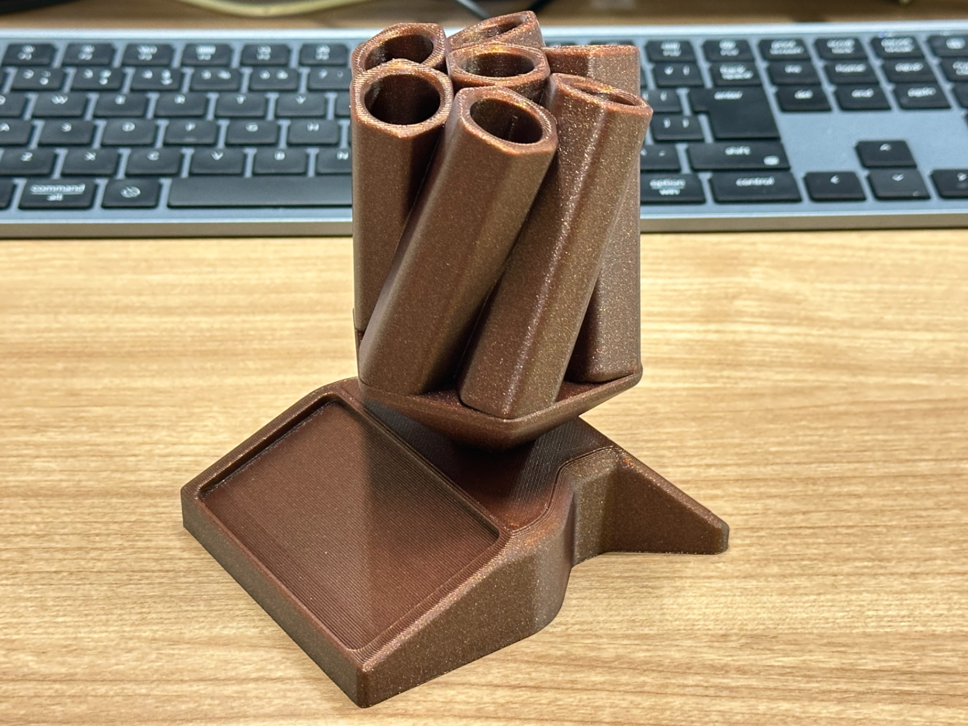ペンスタンド（ヘキサゴン）Pen stand (hexagon)