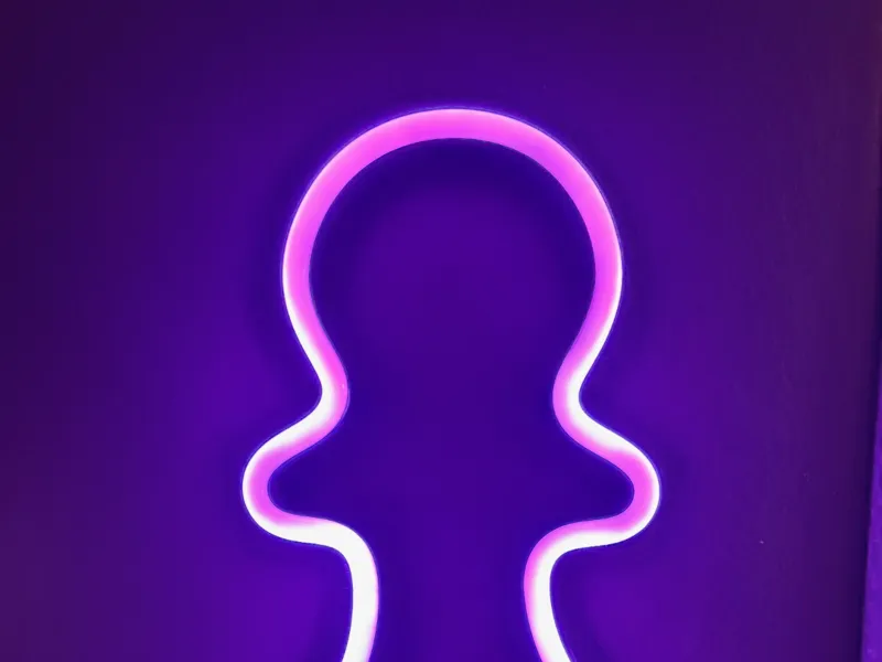 Chess pawn led sign