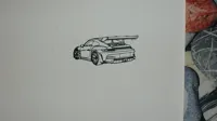 Aileron arrière Porsche, déco murale — photo 4