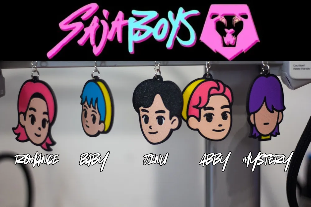 3Dプリント Saja Boys – K-POPデーモンハンターズのキーホルダー