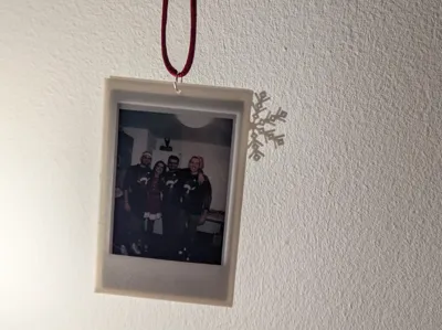 Polaroid Instax Mini Snowflake Ornament