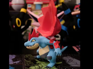 Mega Feraligatr - multiparts - 28cm tall