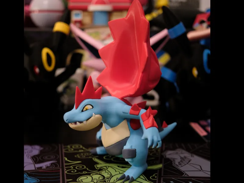 Mega Feraligatr - multiparts - 28cm tall 