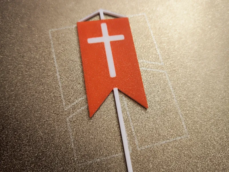 Easter Wielkanoc DecorationLamb Pennant Alleluia