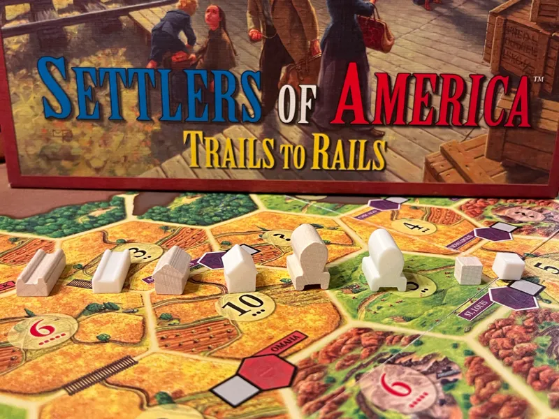 Settlers of America Game Pieces