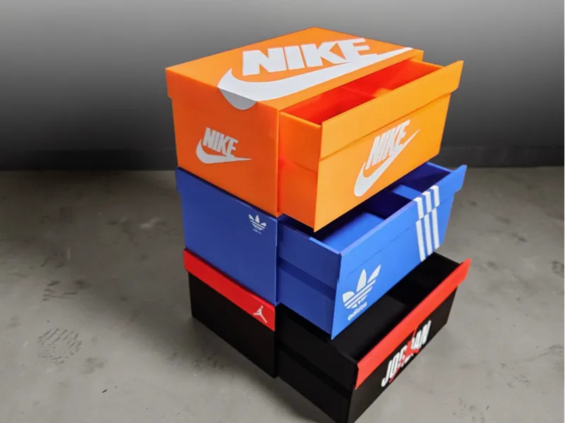 Shoebox drawer stack