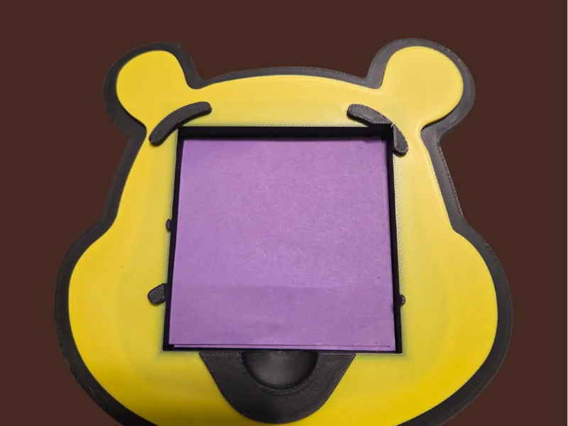 pooh cute bear sticky note pad