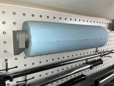 Shop Towel Rack/Holder for Pegboard
