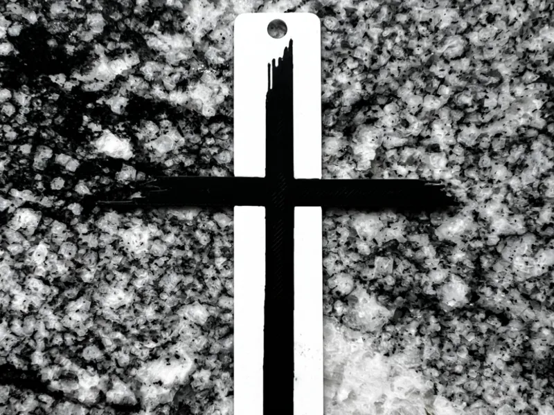Painted Cross Bookmark