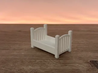 Puppenbett für Wichtelgeschichten - Mini