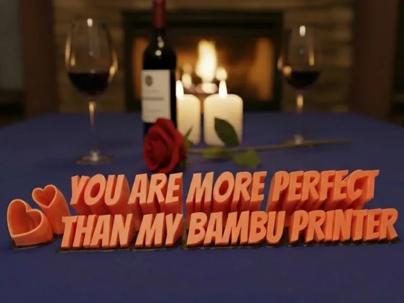 You Are More Perfect Than My Bambu Printer Gift