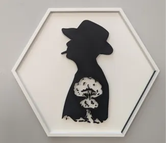 Oppenheimer movie poster tile 