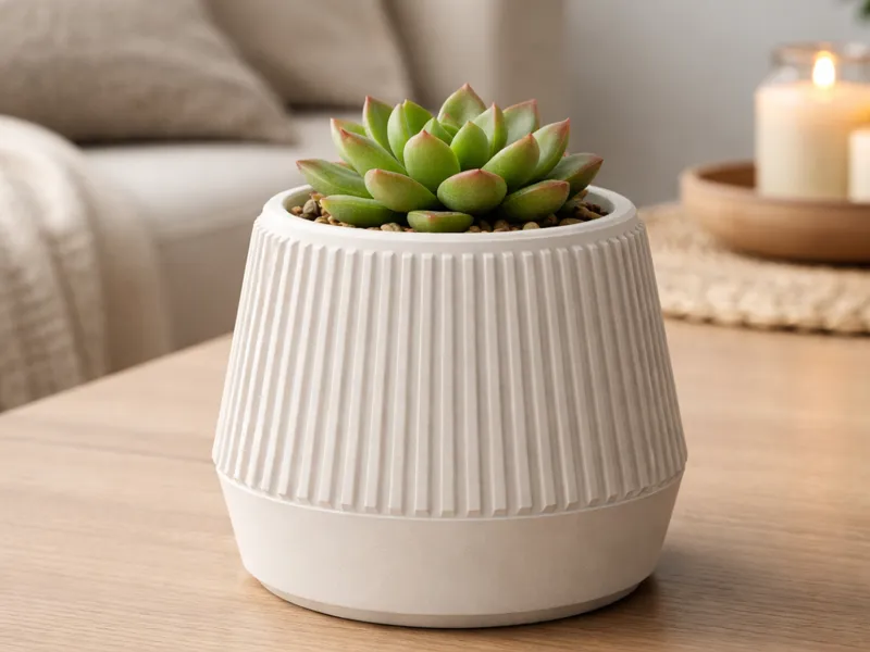 Fluted Zen Planter