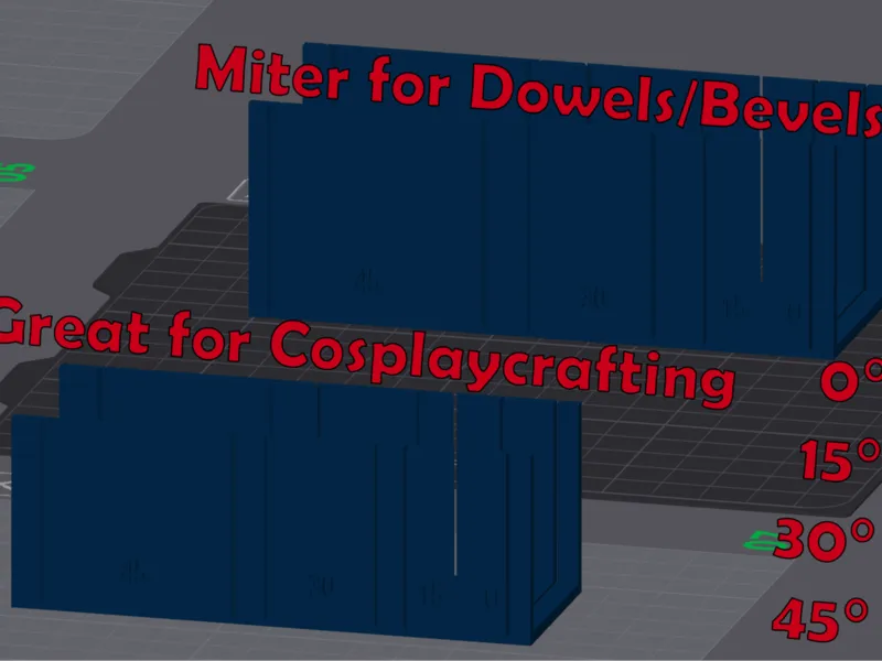 Miter for Dowels/Bevels