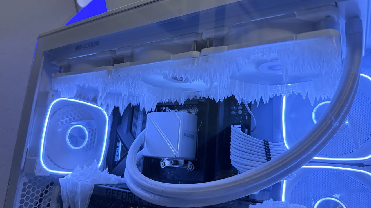PC Case Mod - Ice view 2