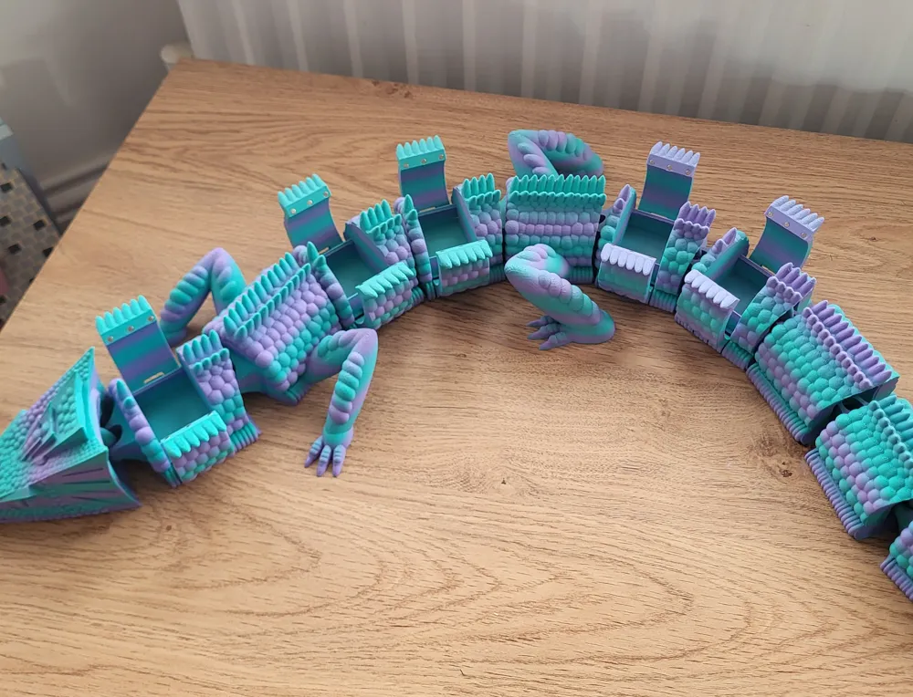 Dragon of secrets large model, 1 metre long by tomo3D MakerWorld ...