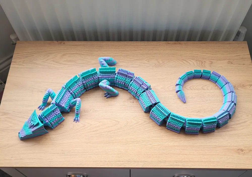 Dragon of secrets large model, 1 metre long by tomo3D MakerWorld ...