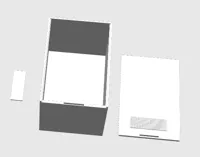Sliding lid box Width: 10cm Length: 15cm Height: 10cm