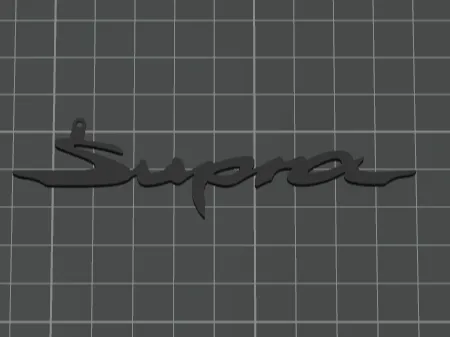 Supra Sign Keychain