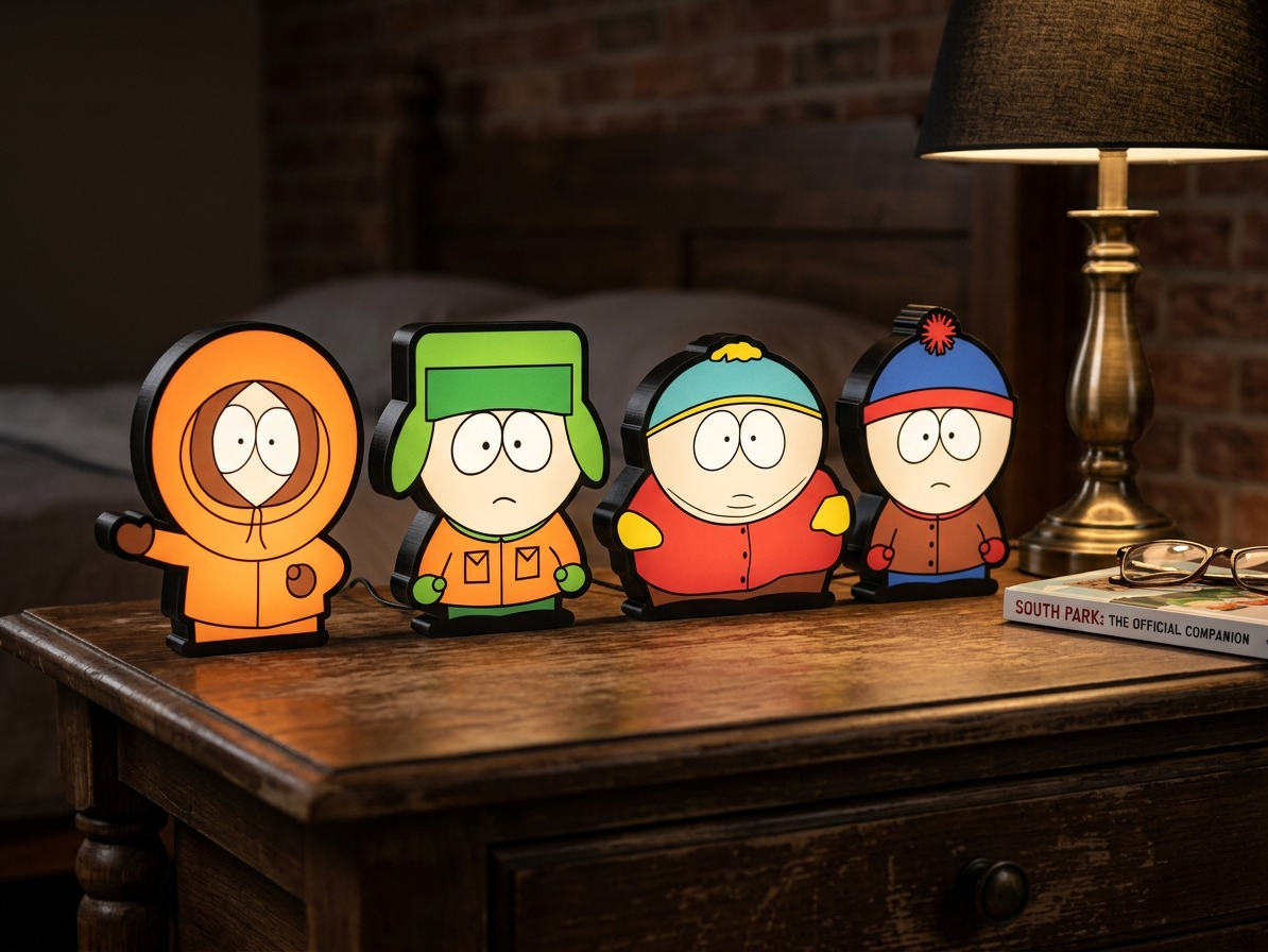Kenny , kyle, eric, stan, south park lightbox